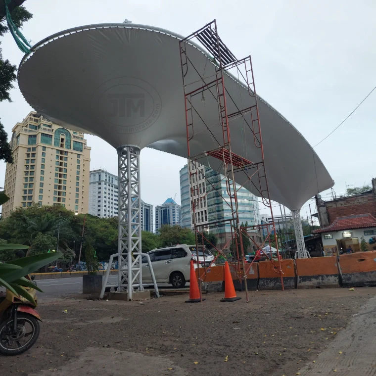 Tenda Membrane Terminal Pasar Senen