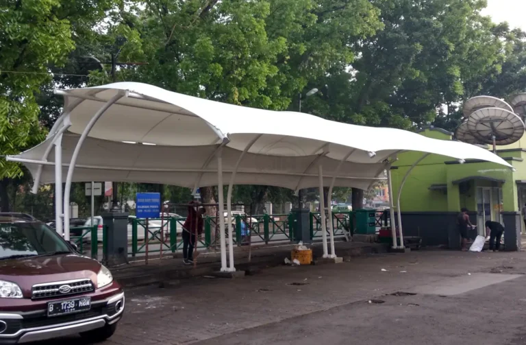 Tenda Membrane Parkiran Minimalis