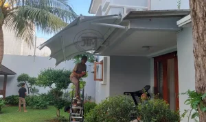 kanopi membran minimalis