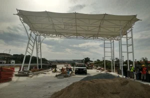 harga tenda membrane modern area tol
